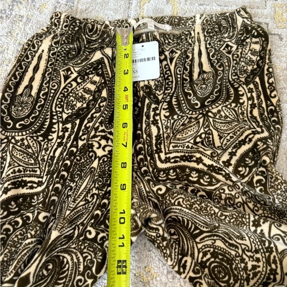 Free People Novella Royale Janis Bell Bottom Flare Velvet Pants NWT - Picture 9 of 10